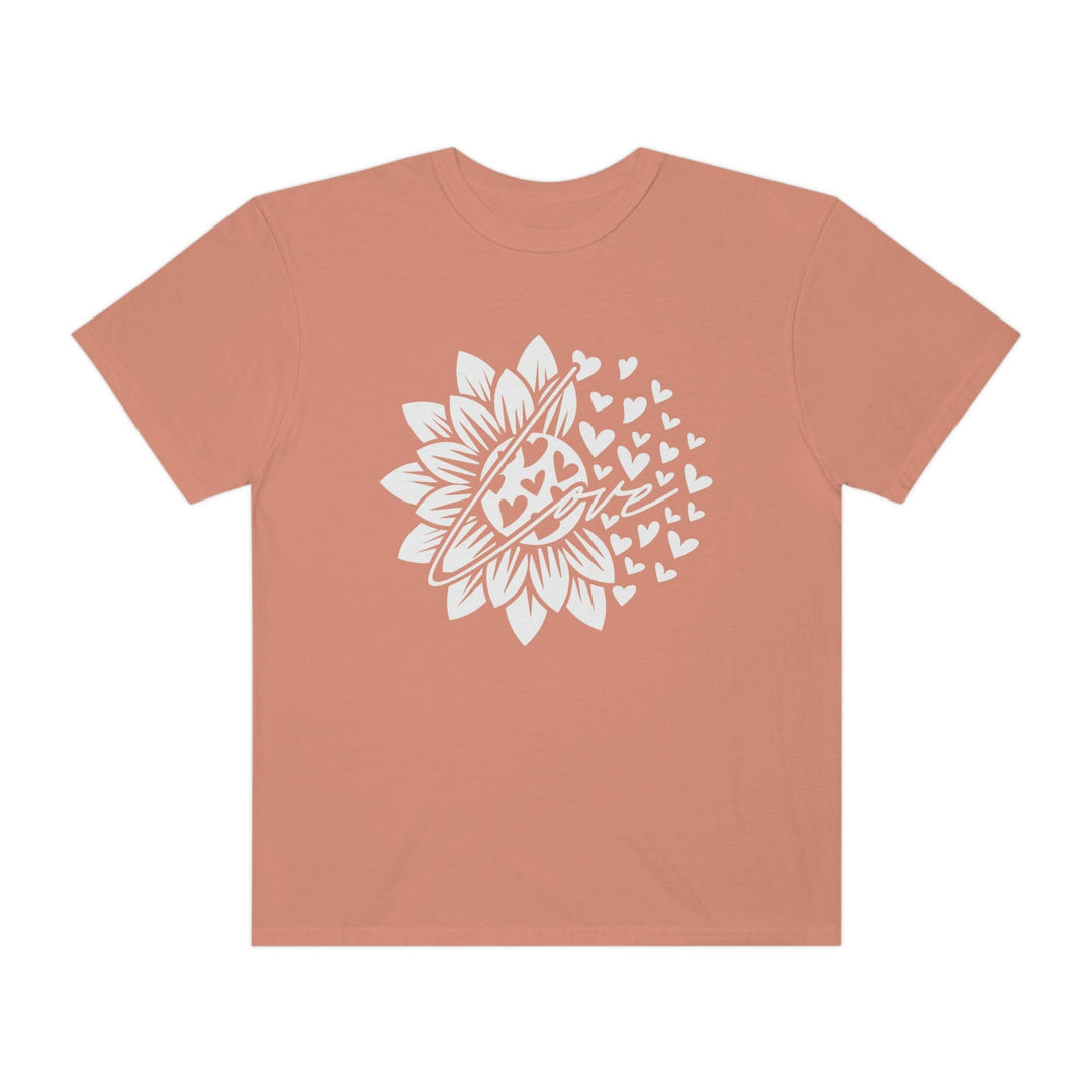 Comfort Colors® Sunflower Heart T-Shirt Terracotta / S