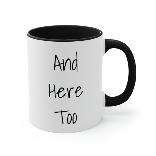 Custom Coffee Mug - Personalized Coffee Mug 11oz Two-Tone Printed with Your Words, Photo, or Logo - Custom Coffee Cup