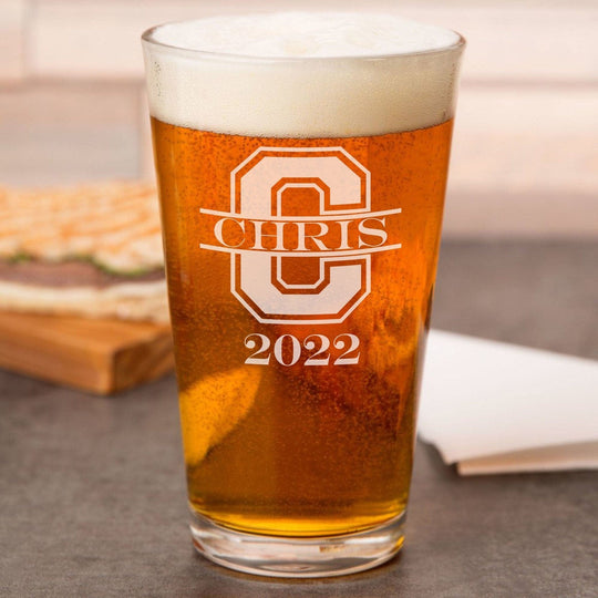 Custom Graduation Gift Glassware 16 oz. Beer Pint