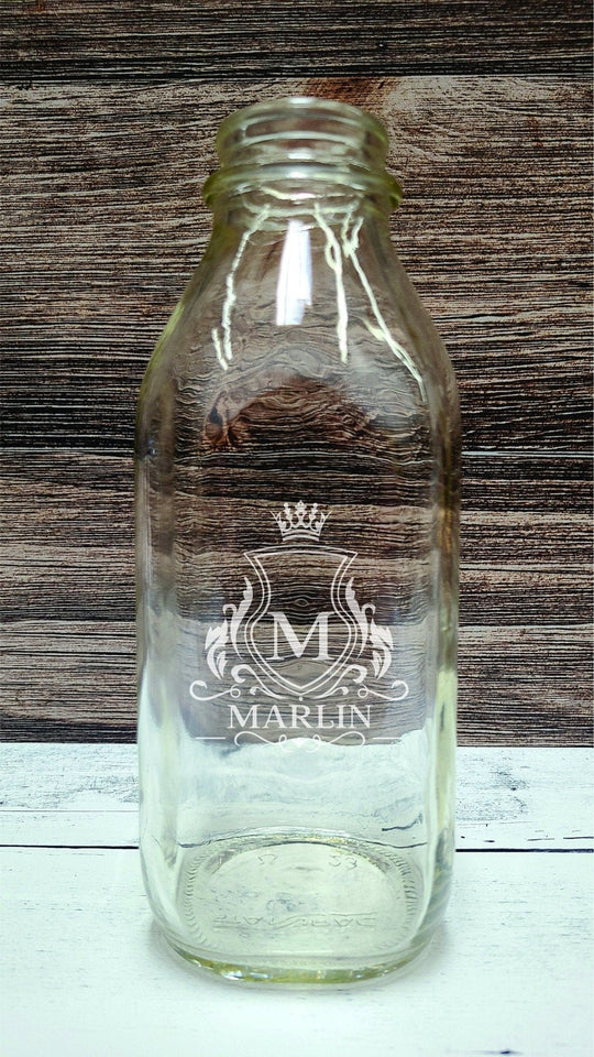 Custom Milk Bottle - Engraved 33oz Milk Bottle