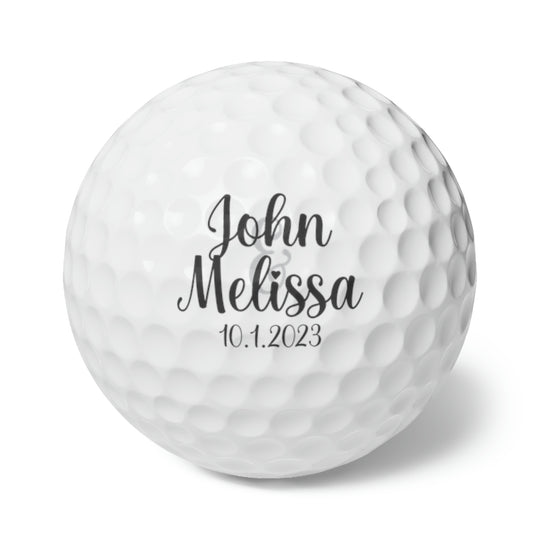 Custom Golf Balls Wedding Favors