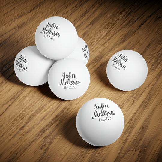 Custom Ping-Pong Balls Wedding Favors