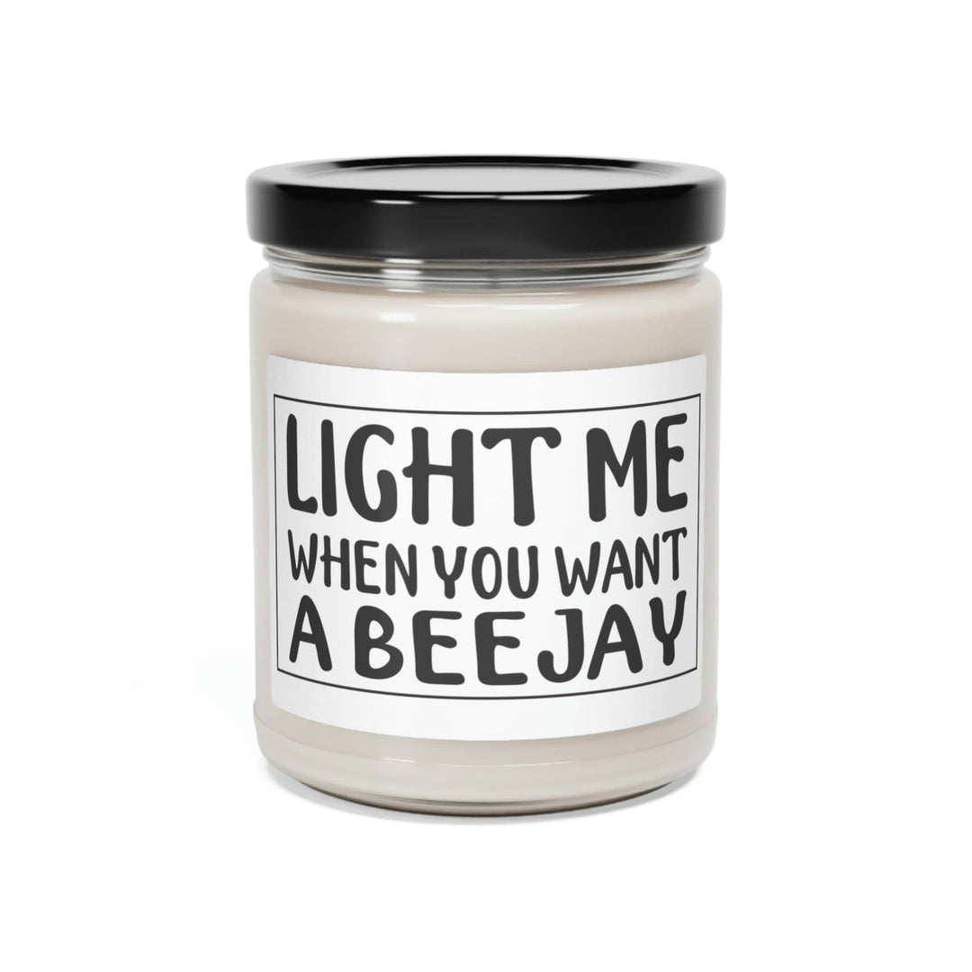 Light Me When You Want a BeeJay Candle Cinnamon Vanilla / 9oz