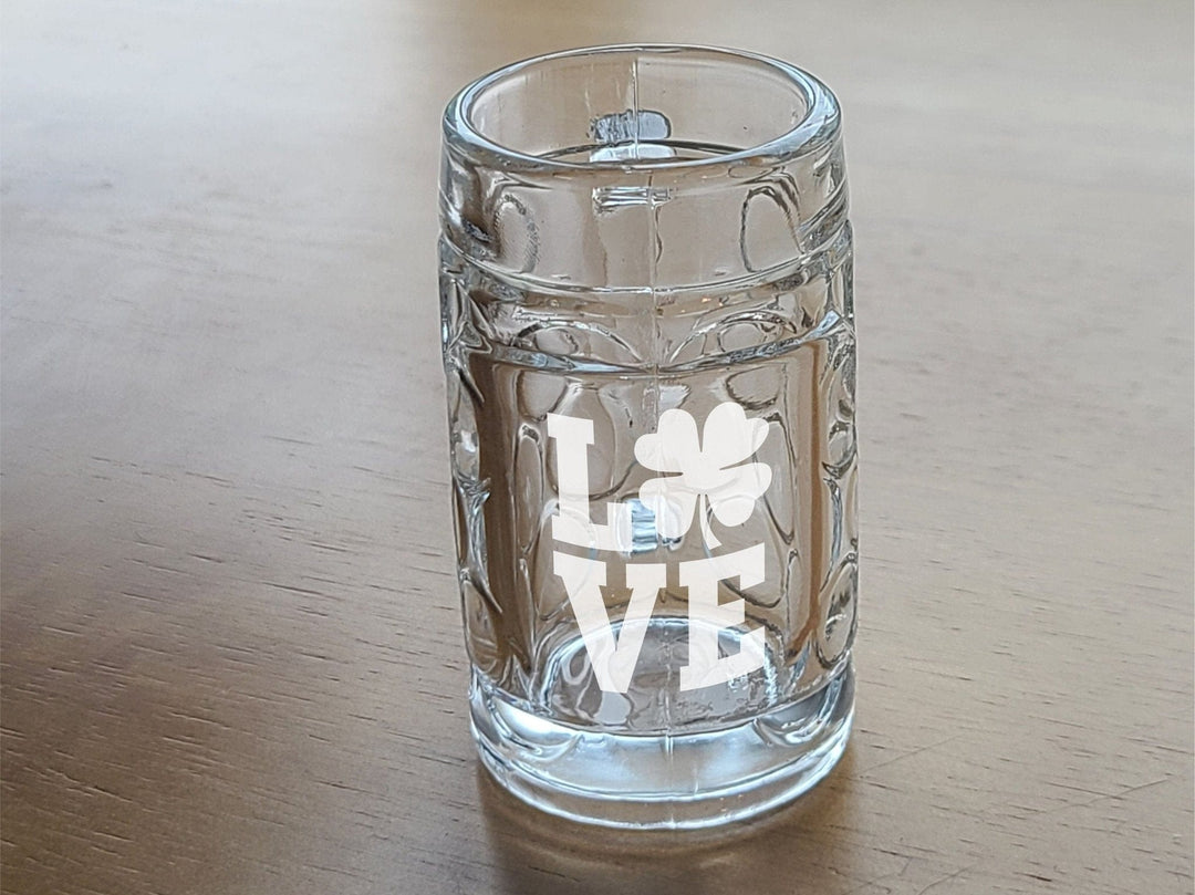 Mini Tavern Mug Beer Stein 1.35oz Shot Glass Love