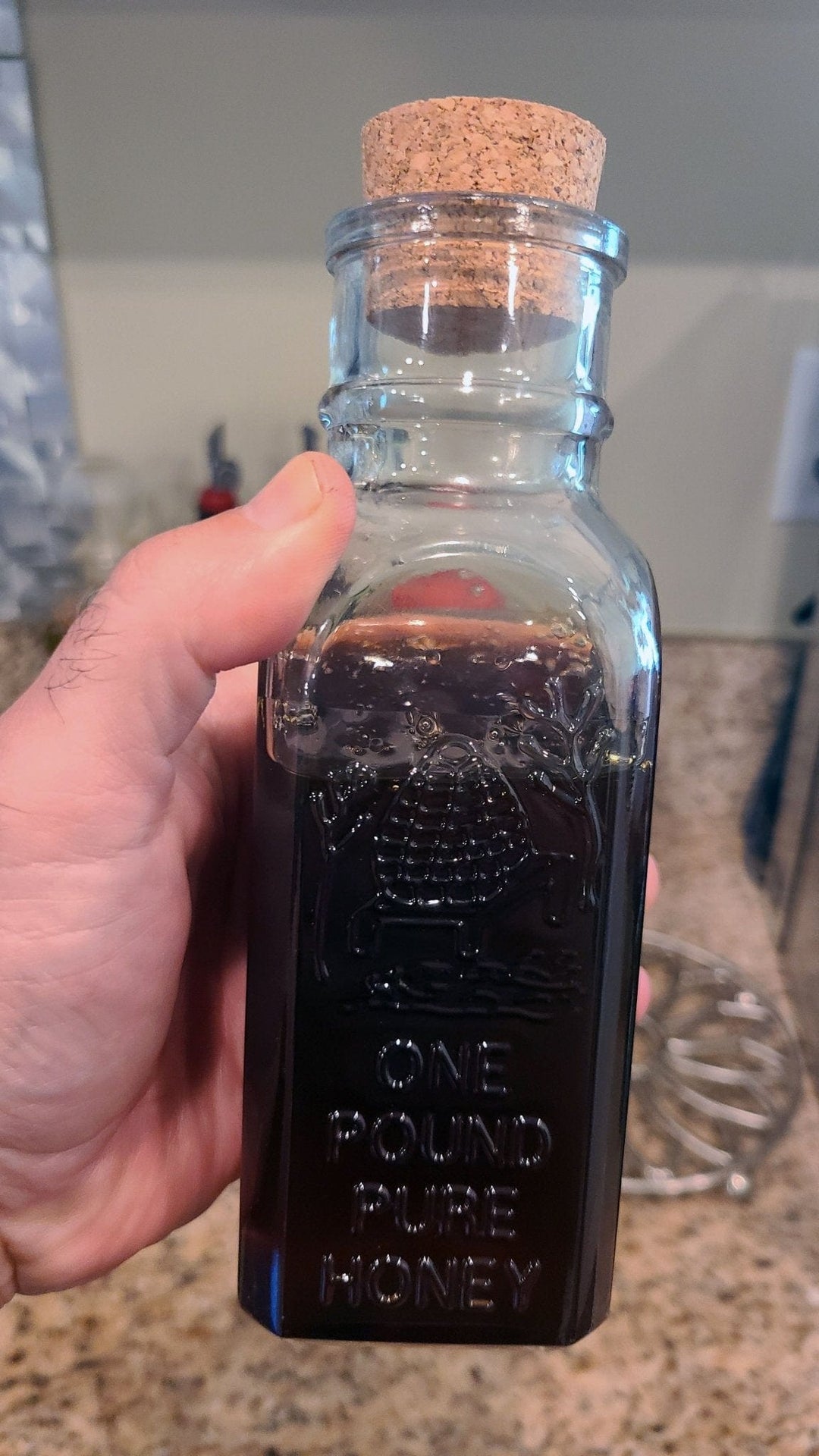 Muth Honey Jar Bottle with Cork Top
