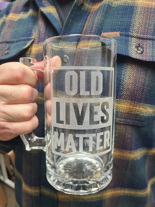 Old Lives Matter 25oz Beer Mug