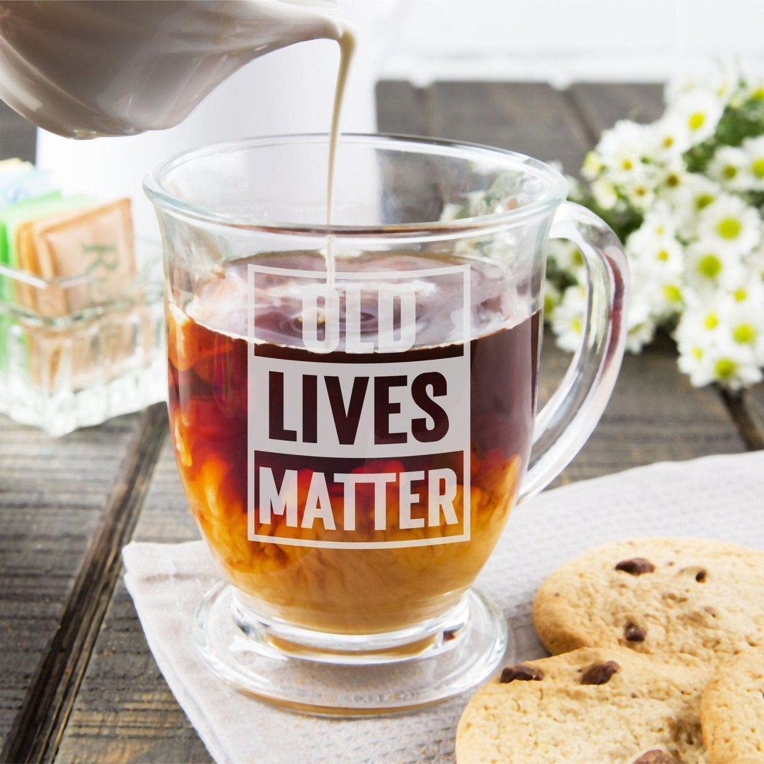 Old Lives Matter Glassware