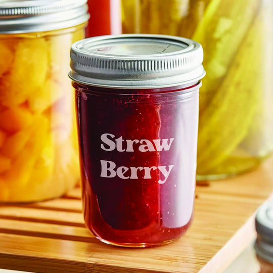 Personalized Canning Jars - 8oz Canning Jars