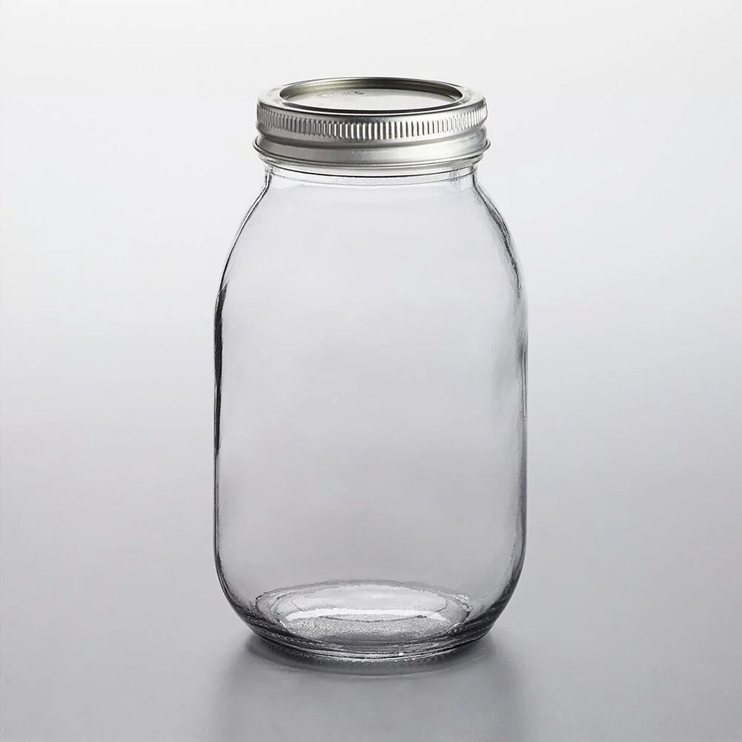 Personalized Canning Jars - Large 32oz Wide Mouth