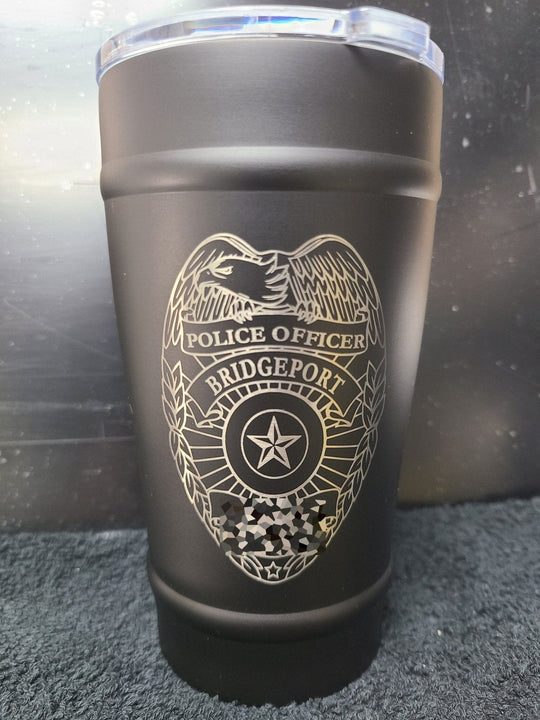 Police Officer Gift - 16 oz Ceramisteel Coffee Tumbler