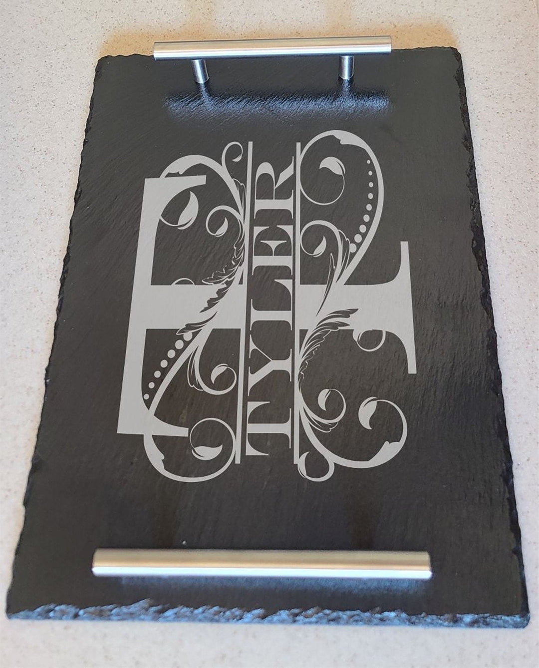 Slate Serving Tray with Handles