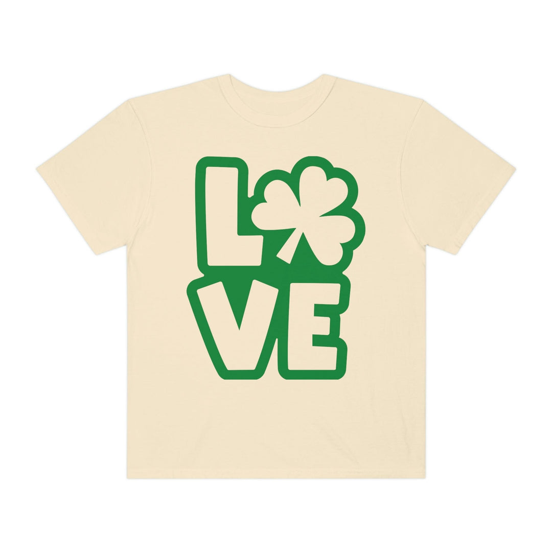 St. Patrick's Day Shirt Unisex Irish Love T-shirt Ivory / S