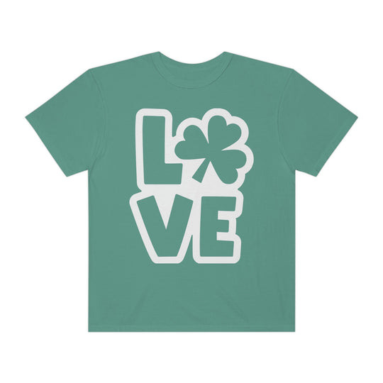 St. Patrick's Day Shirt Unisex Irish Love T-shirt St. Patty's Day Love Top Women's Love Tee Shirt Men's T-Shirt St. Pat's Light Green / S