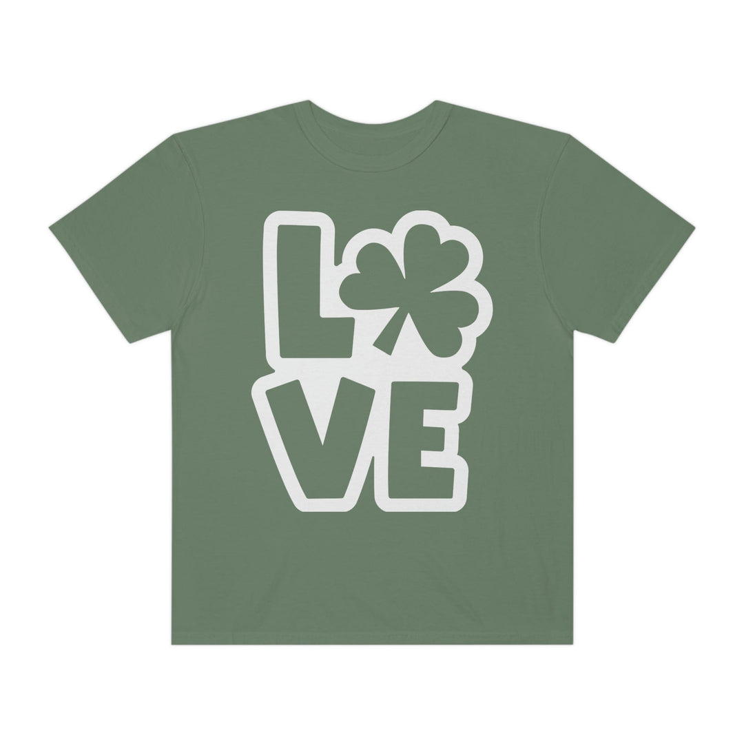 St. Patrick's Day Shirt Unisex Irish Love T-shirt St. Patty's Day Love Top Women's Love Tee Shirt Men's T-Shirt St. Pat's Sage / S