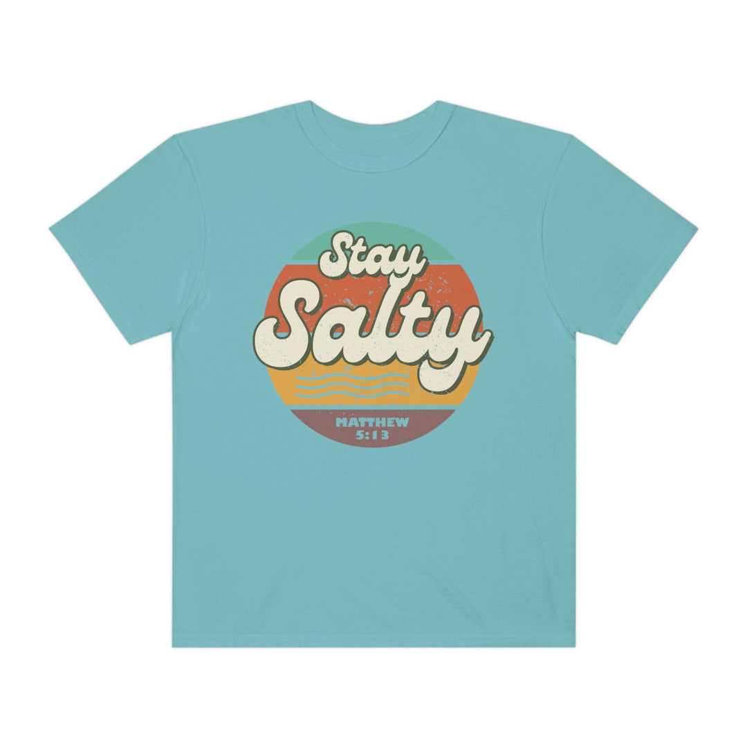 Stay Salty Tee, Retro Style T-Shirt Chalky Mint / S