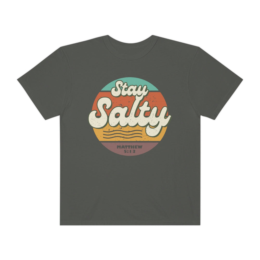 Stay Salty Tee, Retro Style T-Shirt Pepper / S