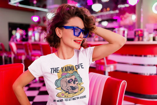 Karma Cafe BOHO Retro Spring T-Shirt