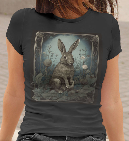 Rabbit Tarot Card Shirt Tarot Design Spring T-Shirt